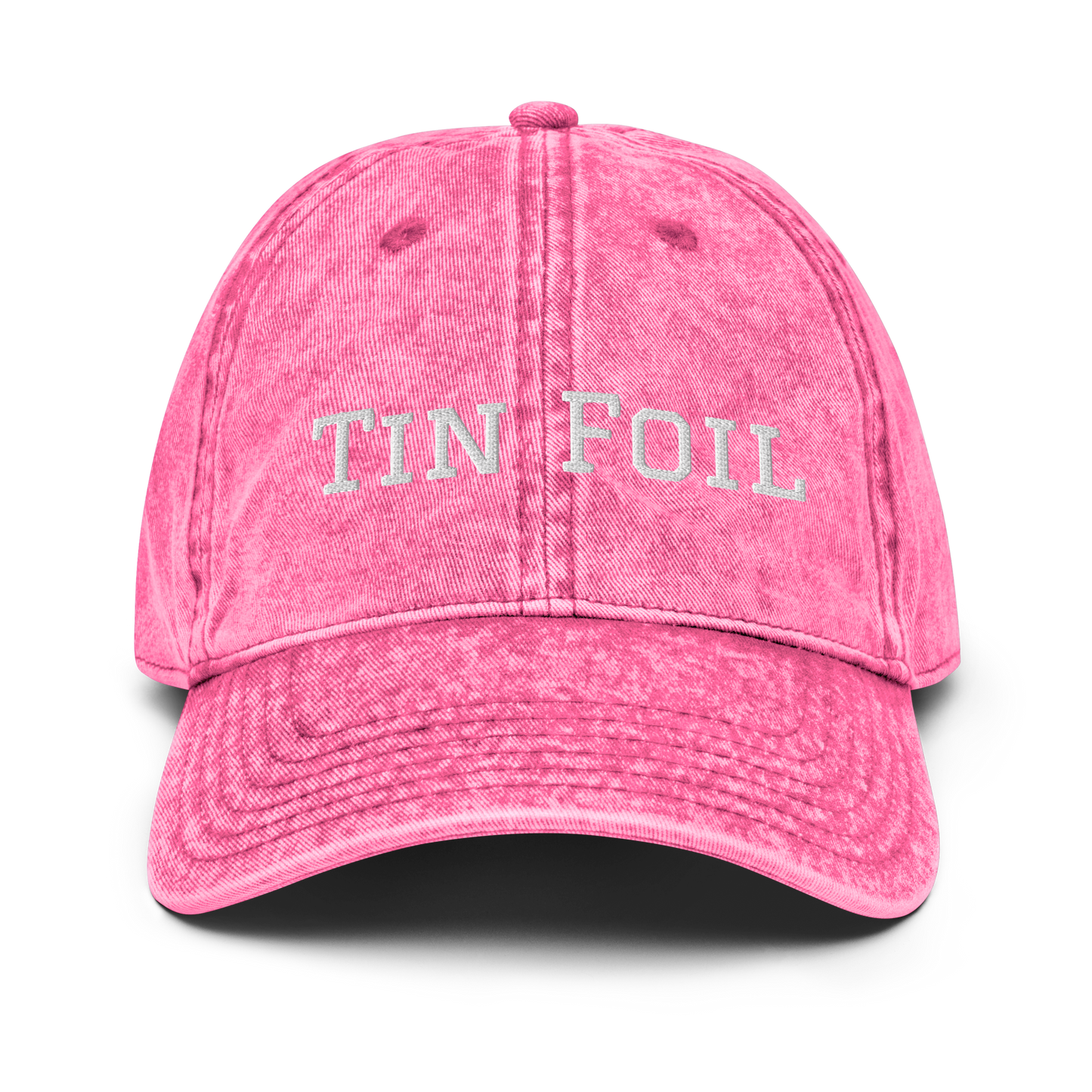 Tin Foil Hat Cotton Twill Cap, White Lettering, Medical Freedom, Conspiracy Theory Hat, Funny Political Hat