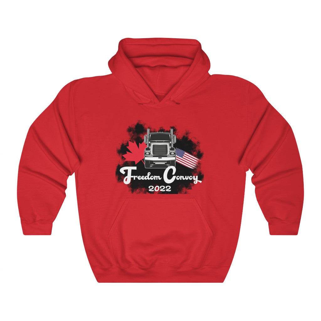 Freedom Convoy 2022 Heavy Blend™ Hooded Sweatshirt | Stand with Truckers | Convoy to Ottawa | Truck You