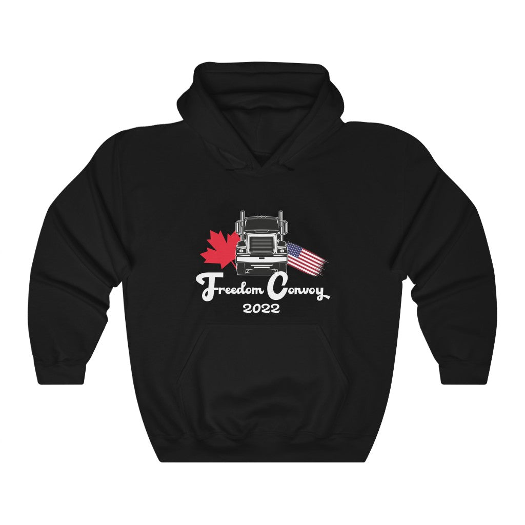 Freedom Convoy 2022 Heavy Blend™ Hooded Sweatshirt | Stand with Truckers | Convoy to Ottawa | Truck You