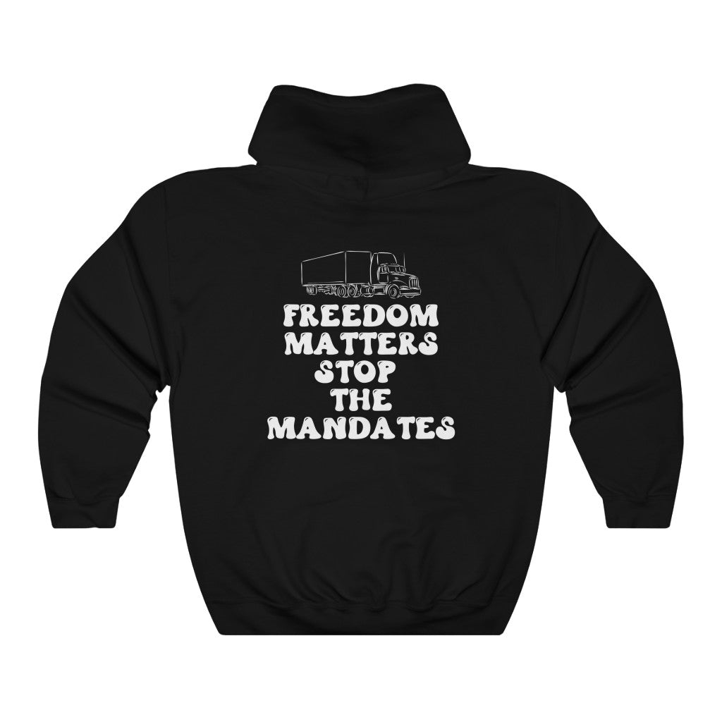 Freedom Convoy 2022 Heavy Blend™ Hooded Sweatshirt | Stand with Truckers | Convoy to Ottawa | Truck You