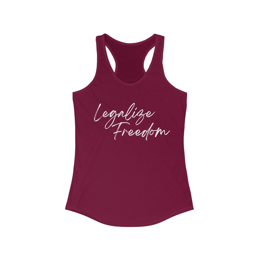 Legalize Freedom Racerback Tank