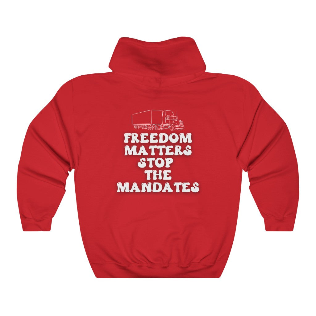 Freedom Convoy 2022 Heavy Blend™ Hooded Sweatshirt | Stand with Truckers | Convoy to Ottawa | Truck You