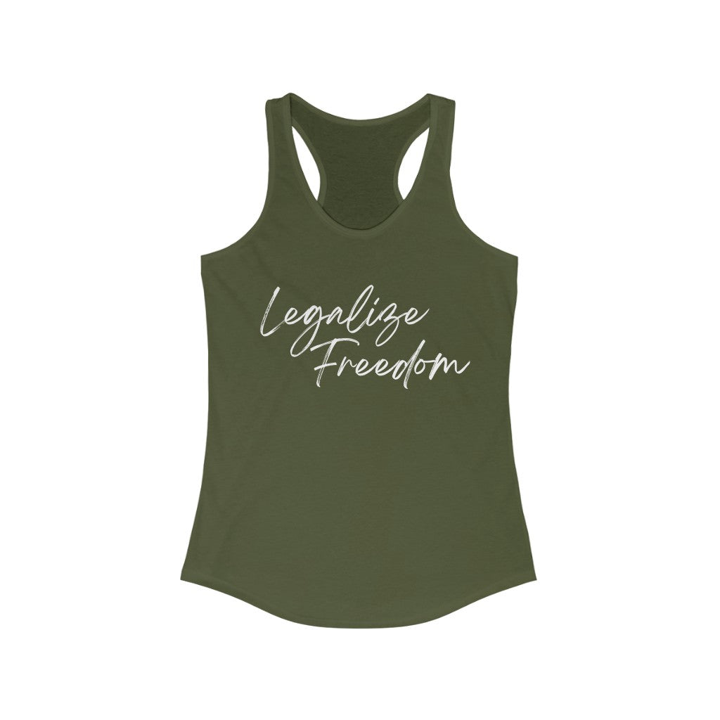 Legalize Freedom Racerback Tank