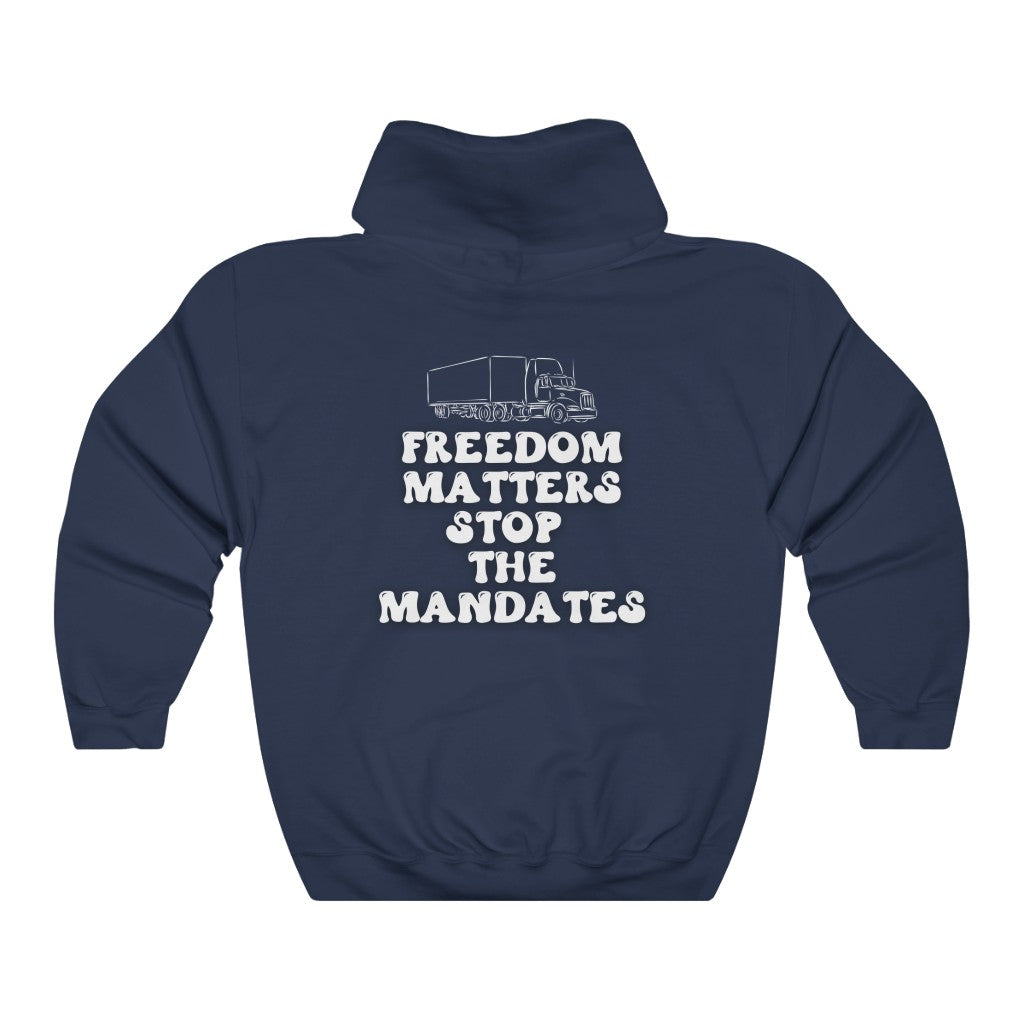 Freedom Convoy 2022 Heavy Blend™ Hooded Sweatshirt | Stand with Truckers | Convoy to Ottawa | Truck You