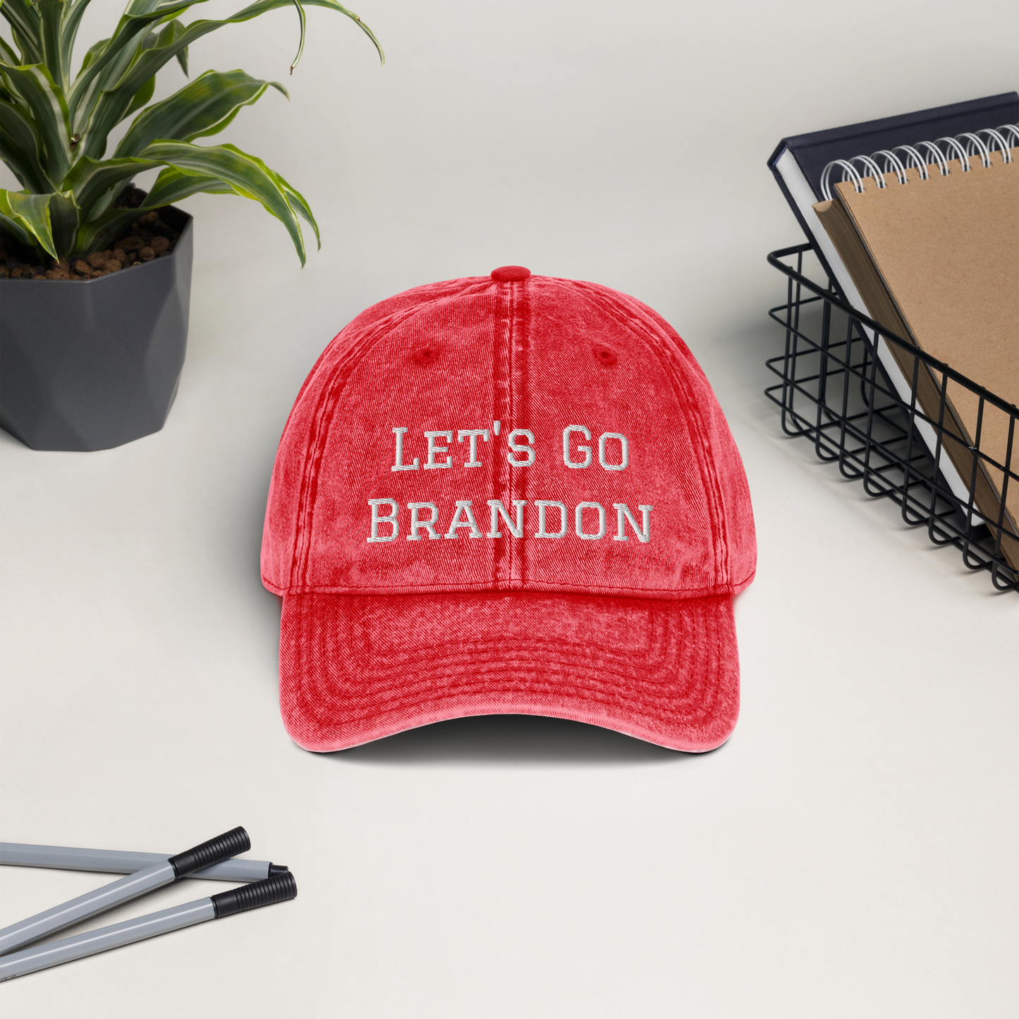 Let's Go Brandon Vintage Cotton Twill Cap