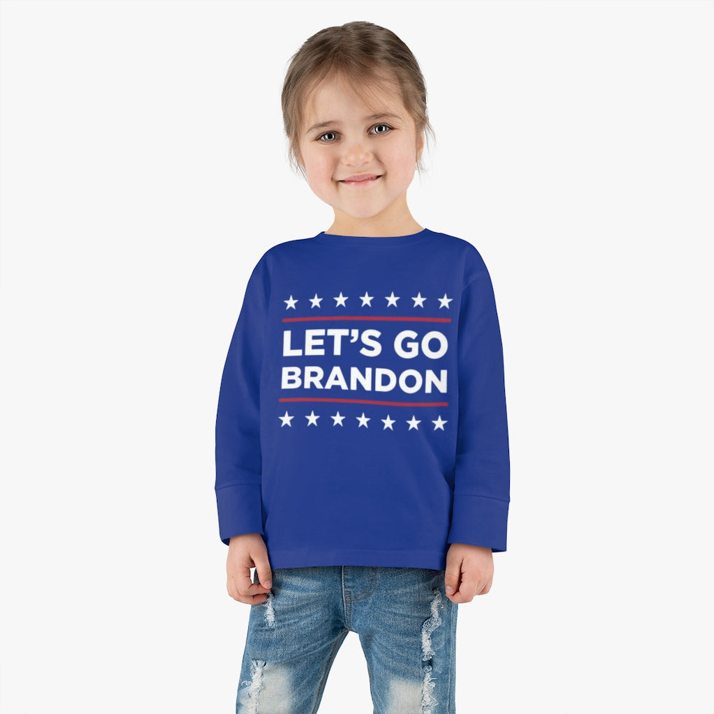 Let's Go Brandon Toddler Long Sleeve Tee