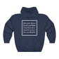 Revolt Against The Modern World Hoodie with Back Message