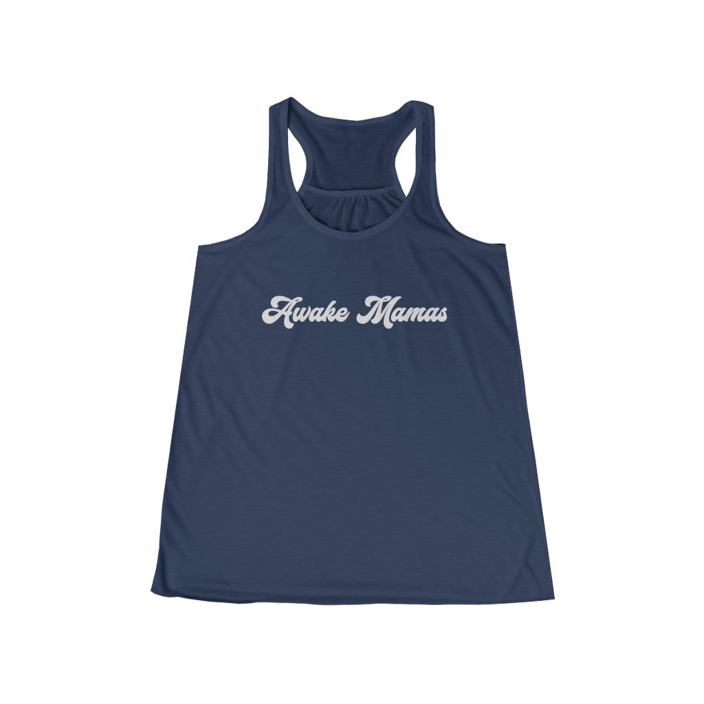 Awake Mamas Signature Racerback Tee | Women's Flowy Racerback Tank | Work Out Shirt | Free Thinking Mama | Medical Freedom Shirt | Informed Consent