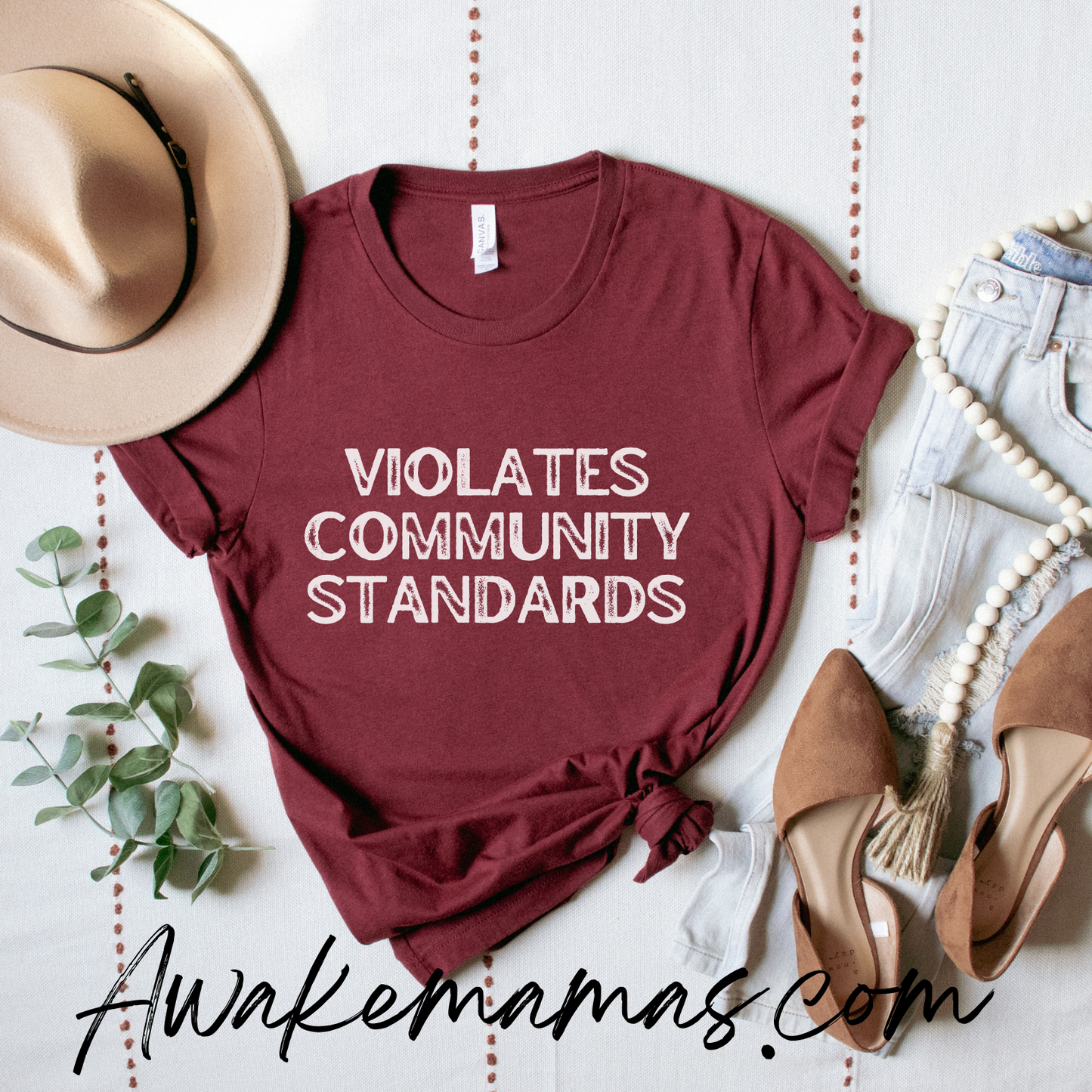 Violates Community Standards | Bold Print | Short Sleeve Tee | Medical Freedom | Facebook | Rebel | Censorship Sucks | Gift for Conseratives | Gift for Family  | Gift for friend