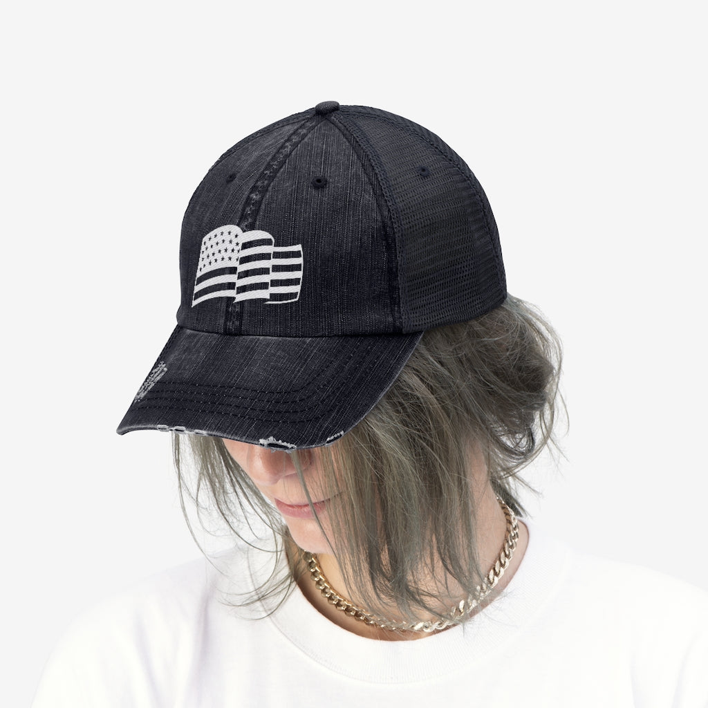 White American Flag, Trucker Hat, America Hat, Political Patriot Cap,  Medical Freedom Protest Hat,  Freedom Convoy 2022