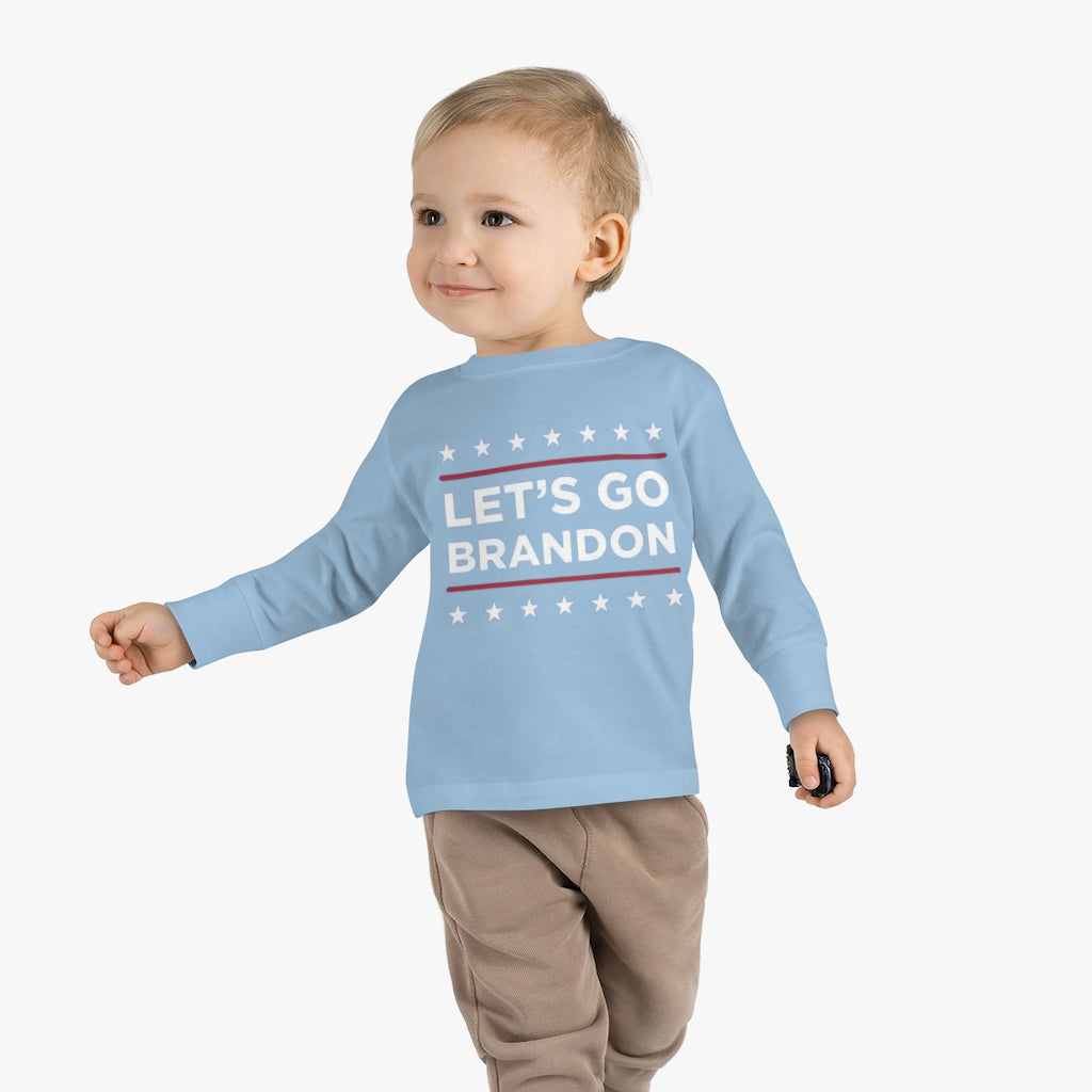 Let's Go Brandon Toddler Long Sleeve Tee