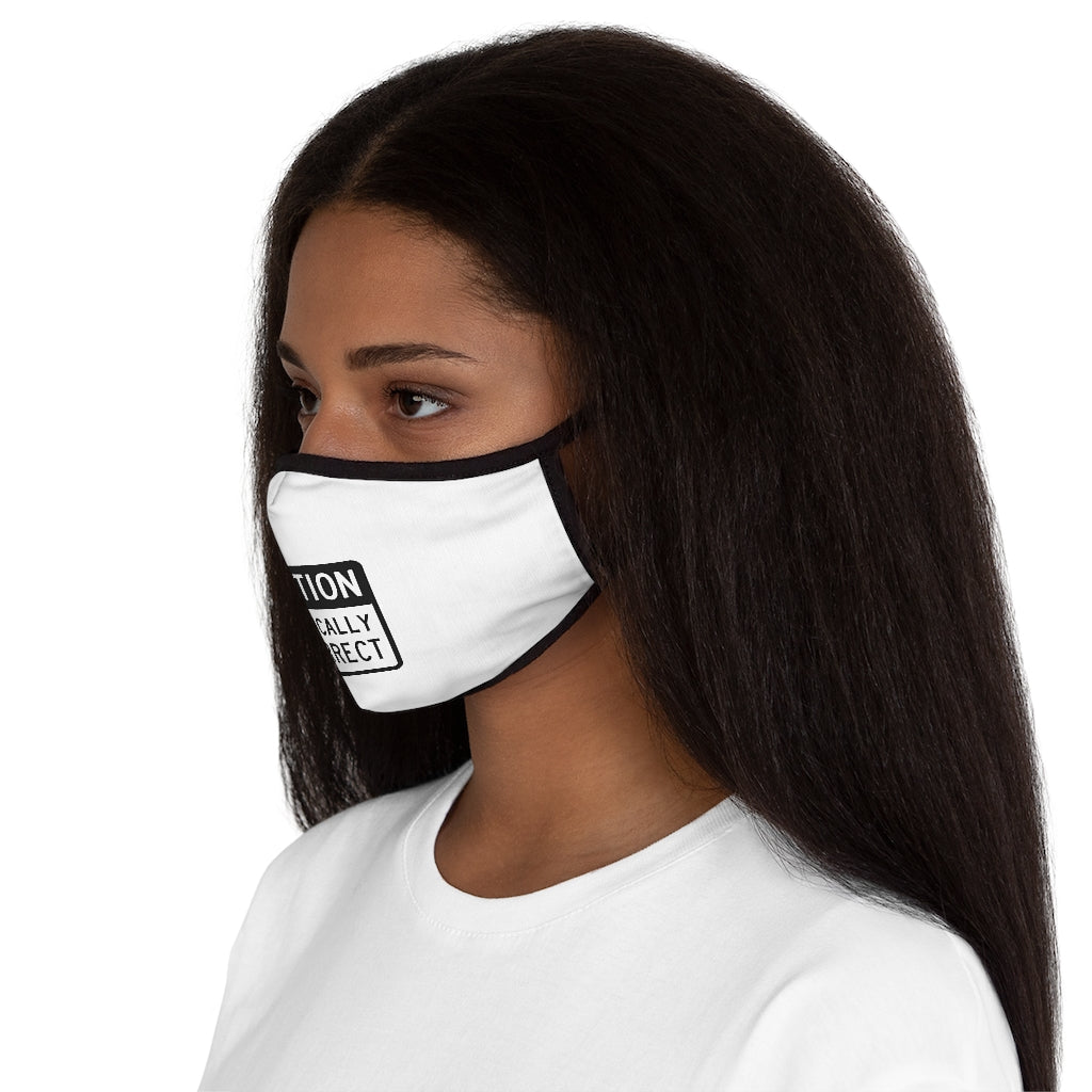 Caution Politically Incorrect Polyester Face Mask | Awake Face Diaper | Mouth Covering | Safety Mask | False Sense of Security