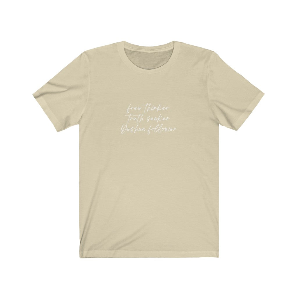 Yeshua follower Jersey Short Sleeve Tee