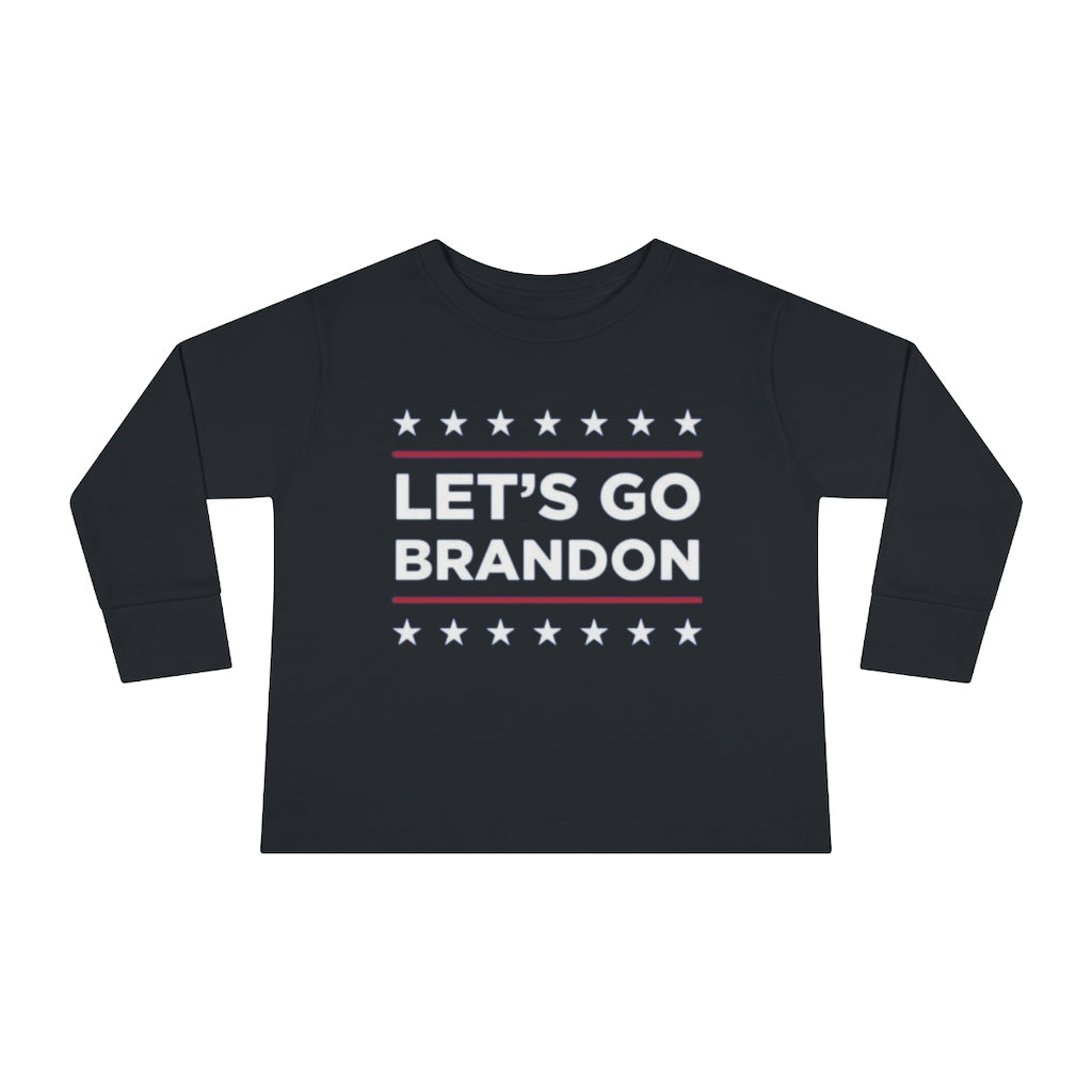 Let's Go Brandon Toddler Long Sleeve Tee