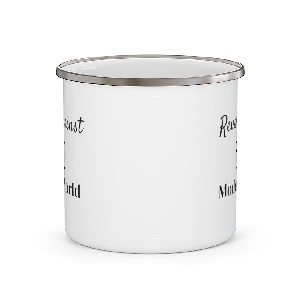 Revolt Against The Modern World Enamel Camping Mug