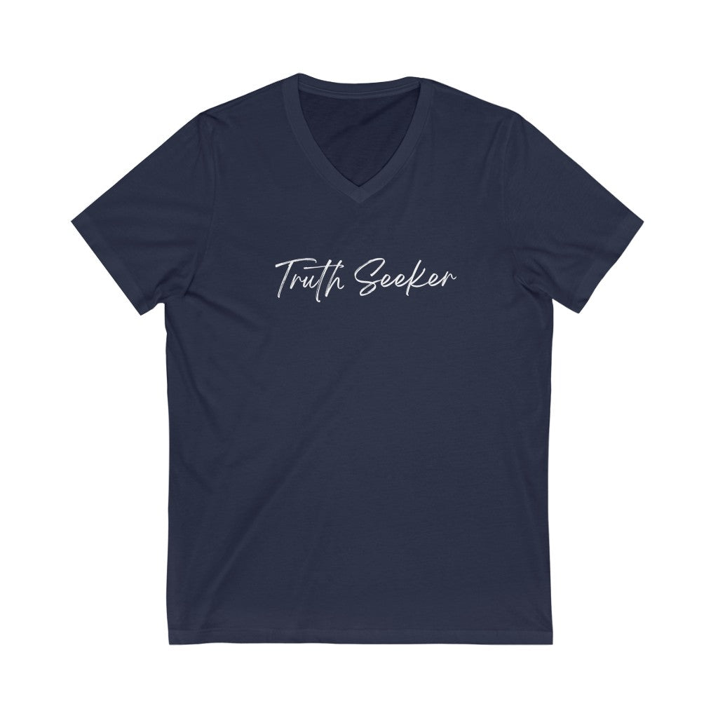 Truth Seeker Short Sleeve V-Neck Tee