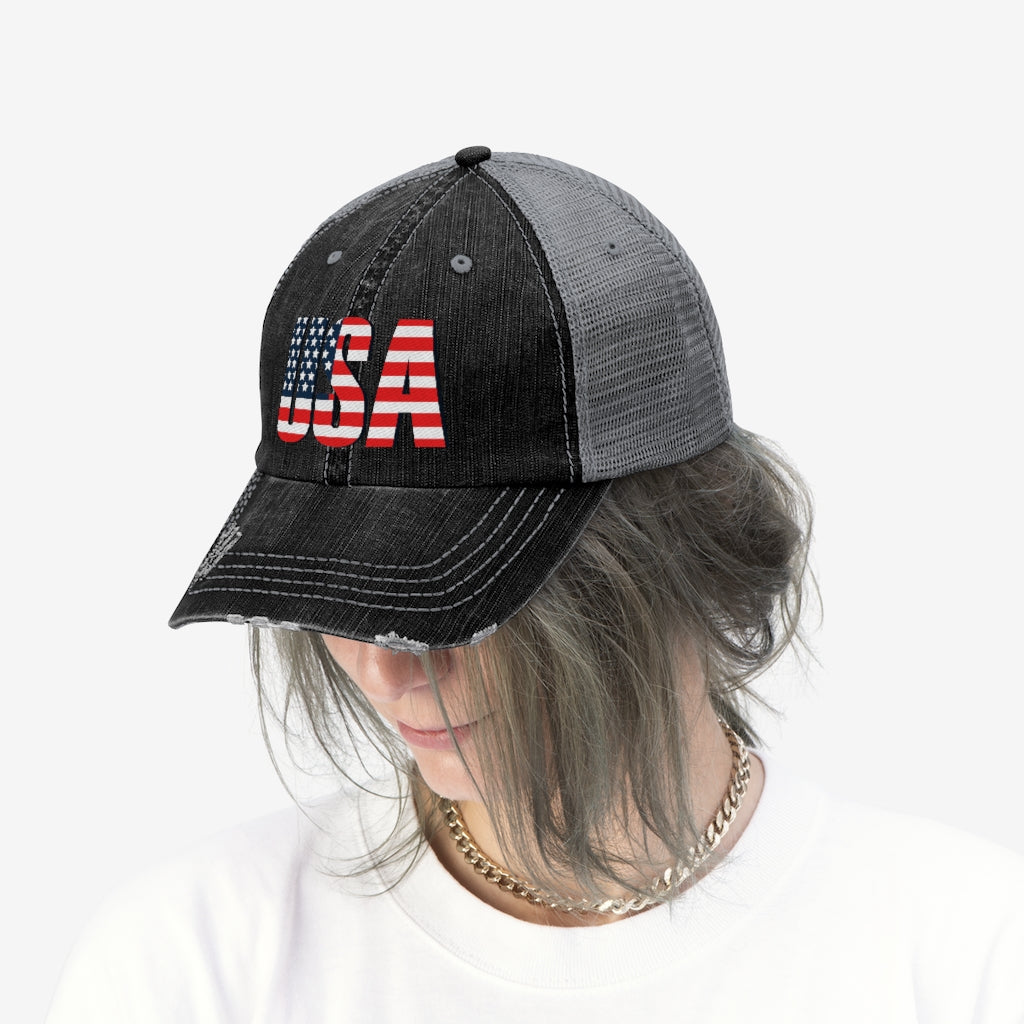 USA Trucker Hat, America Hat, Political Patriot Cap,  Medical Freedom Protest Hat, Freedom Hat