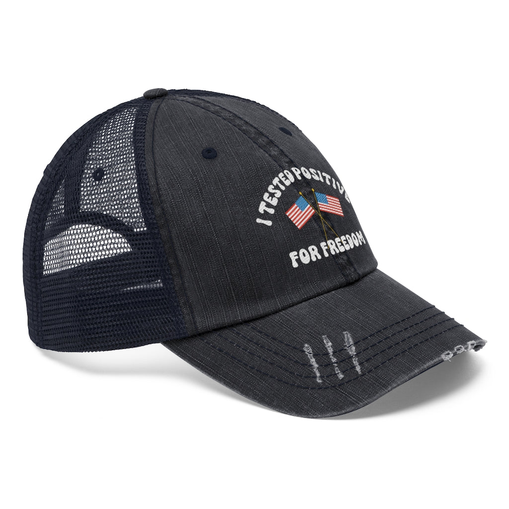 I tested positive for Freedom Flags Trucker Hat, America Hat, Political Patriot Cap,  Medical Freedom Protest Hat, Freedom Hat, Freedom Convoy