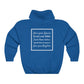 Revolt Against The Modern World Hoodie with Back Message