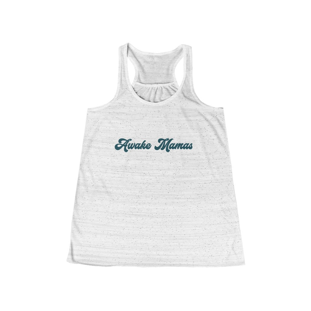 Awake Mamas Signature Racerback Tee | Women's Flowy Racerback Tank | Work Out Shirt | Free Thinking Mama | Medical Freedom Shirt | Informed Consent