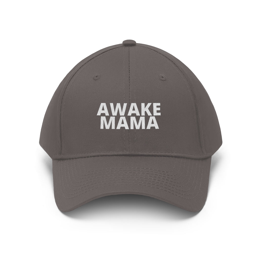 Awake Mama Hat, Twill Hat, Motherhood Cap, Gift for Mama, Awake to the World, Mamas for Freedom