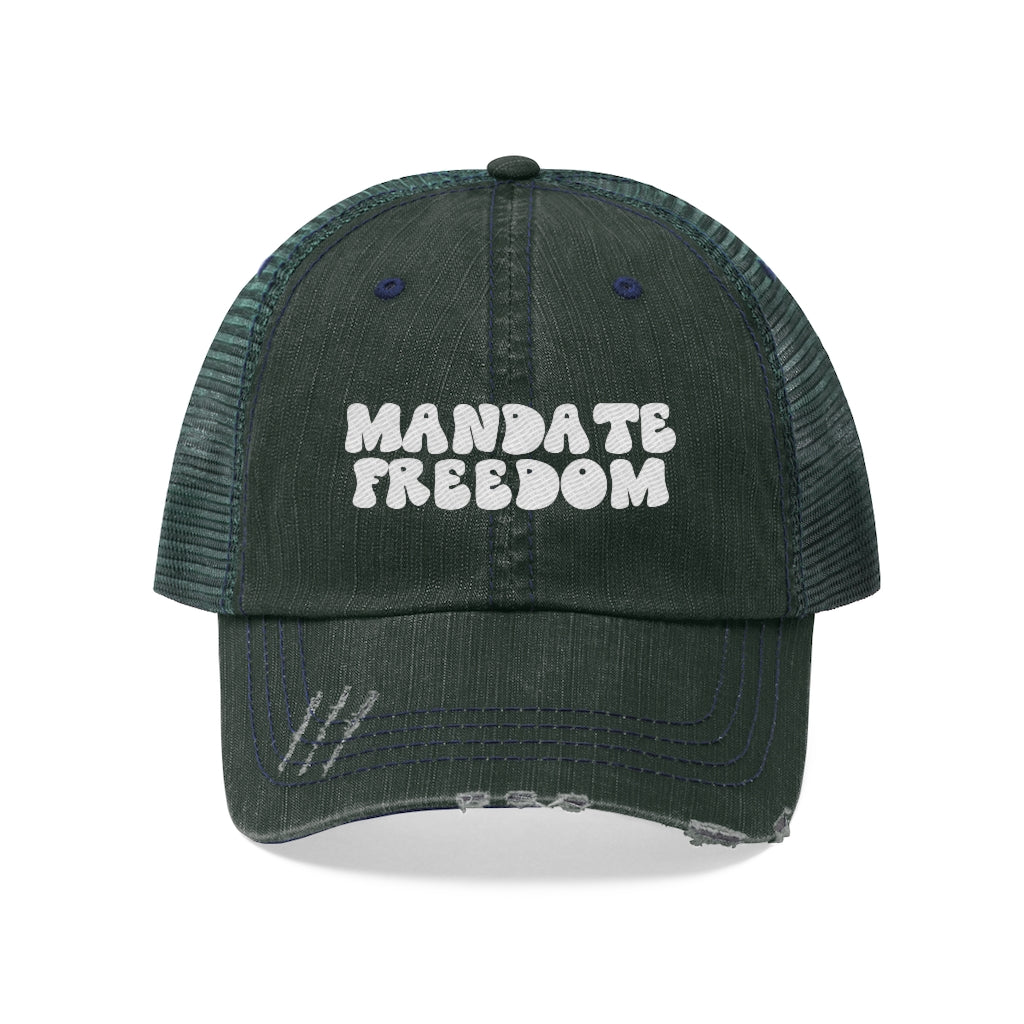 Mandate Freedom Trucker Hat, Retro Font, Freedom Matters, Patriot Cap,  Medical Freedom Protest Hat