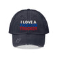 I love a Freedom Trucker Hat, America Hat, Patriot Cap,  Medical Freedom Protest Hat, Freedom Hat,  Hat for Trucker