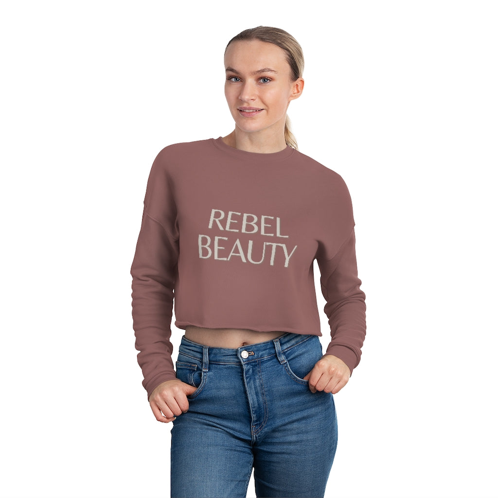 Rebel Beauty Cropped Sweatshirt