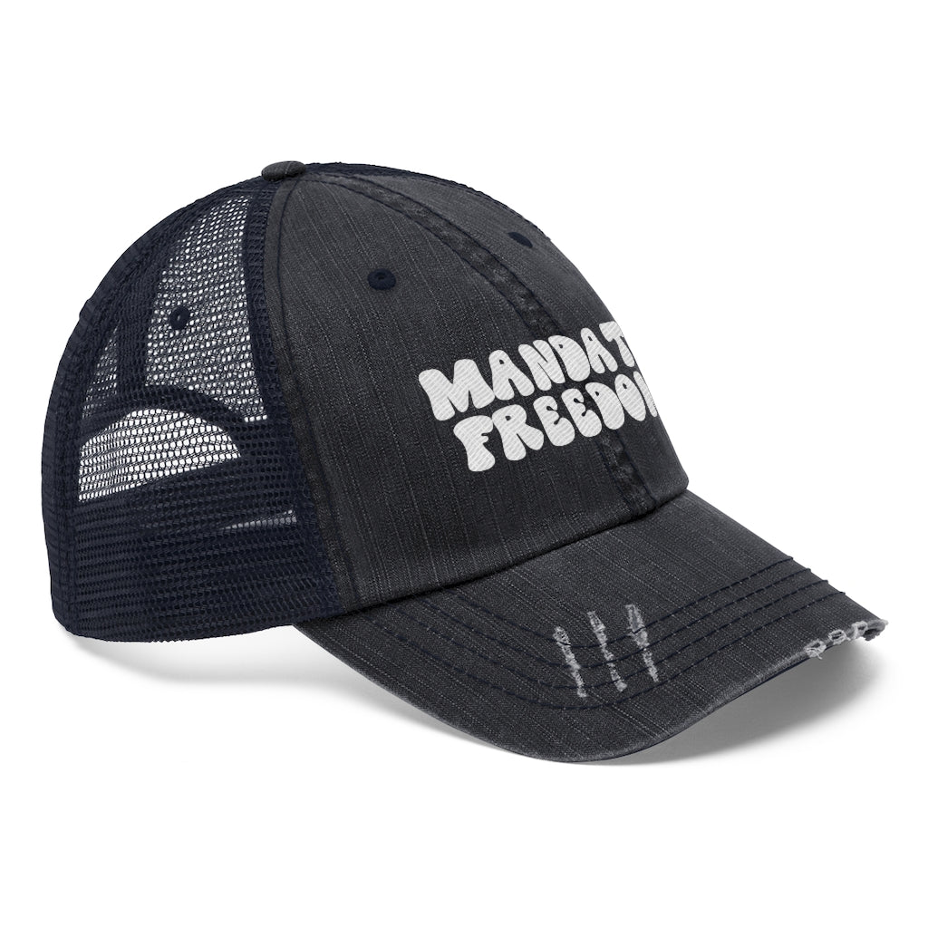 Mandate Freedom Trucker Hat, Retro Font, Freedom Matters, Patriot Cap,  Medical Freedom Protest Hat