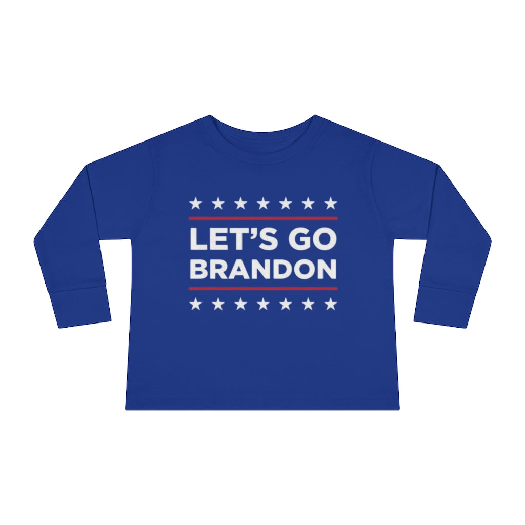 Let's Go Brandon Toddler Long Sleeve Tee