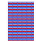 Straight Outta Facebook Jail Red and Blue Wrapping Paper, Censorship Gift Wrap