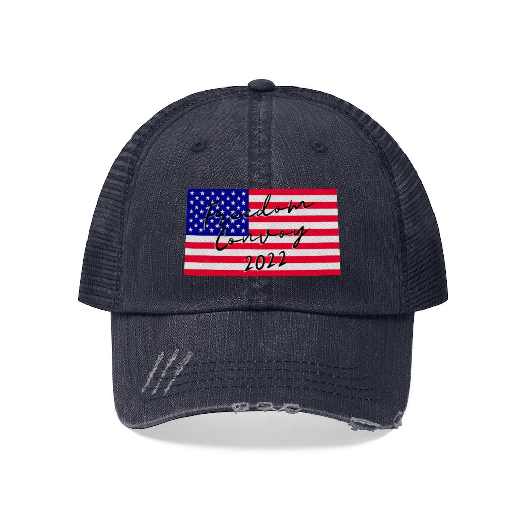 American Flag Freedom Convoy 2022 Trucker Hat, Funny Political Patriot Cap,  Medical Freedom Protest Hat, Canada Trucker Hat