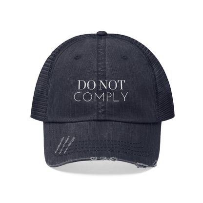 Do Not Comply Trucker Hat, America Hat, Political Patriot Cap,  Medical Freedom Protest Hat, Freedom Hat, Freedom Convoy