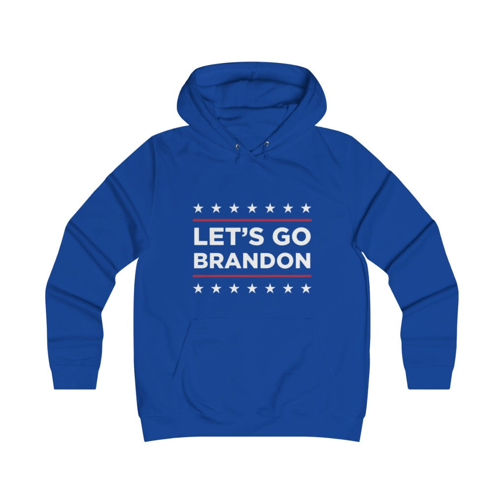 Let's Go Brandon Girlie College Hoodie