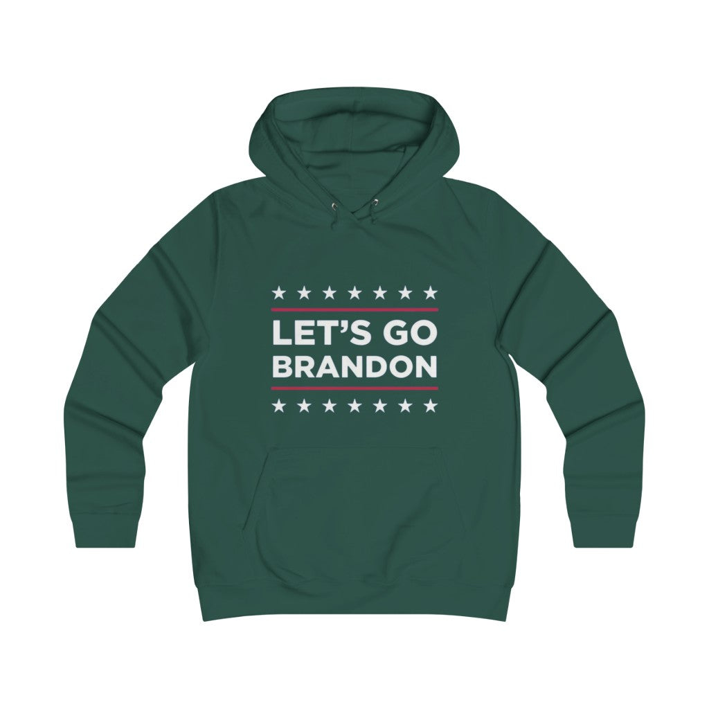 Let's Go Brandon Girlie College Hoodie