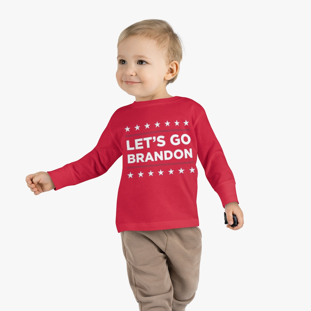 Let's Go Brandon Toddler Long Sleeve Tee