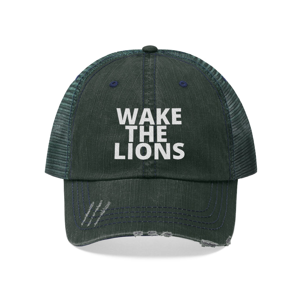 Wake The Lions Trucker Hat, America Hat, Patriot Cap,  Protest Hat, Freedom Hat,  USA, Parenthood Hat