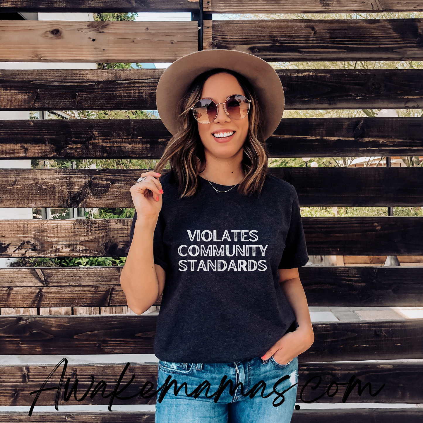 Violates Community Standards | Bold Print | Short Sleeve Tee | Medical Freedom | Facebook | Rebel | Censorship Sucks | Gift for Conseratives | Gift for Family  | Gift for friend