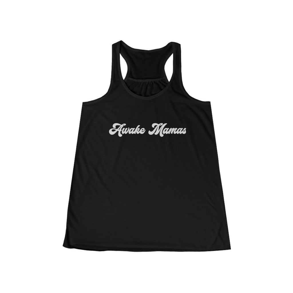 Awake Mamas Signature Racerback Tee | Women's Flowy Racerback Tank | Work Out Shirt | Free Thinking Mama | Medical Freedom Shirt | Informed Consent