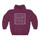 Revolt Against The Modern World Hoodie with Back Message