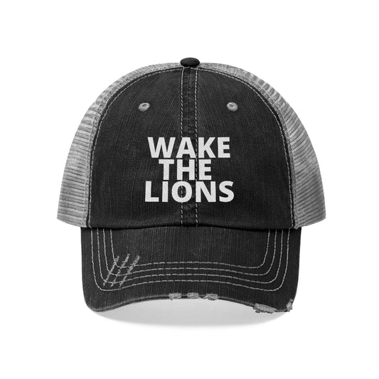 Wake The Lions Trucker Hat, America Hat, Patriot Cap,  Protest Hat, Freedom Hat,  USA, Parenthood Hat