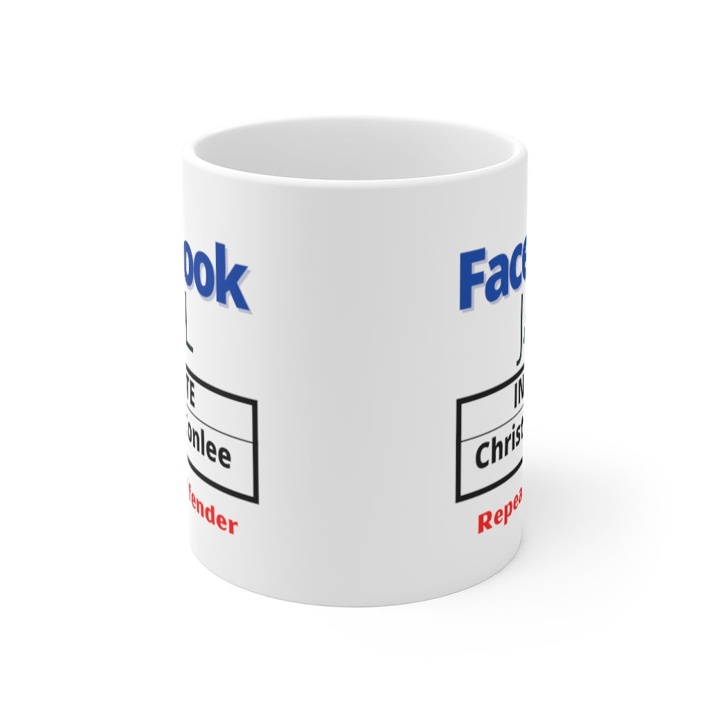 Copy of Customized Facebook Jail Mug 11 oz - Bill Meyer