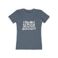 Boho Boyfriend Tee I Do Not Co-parent with the government T Shirt, White Letters