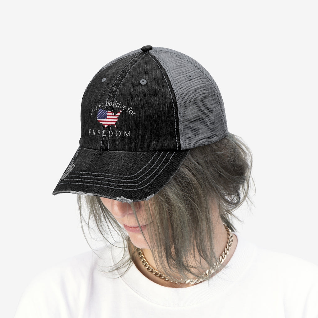 I tested positive for Freedom Trucker Hat, America Hat, Patriot Cap,  Medical Freedom Protest Hat, Freedom Hat,