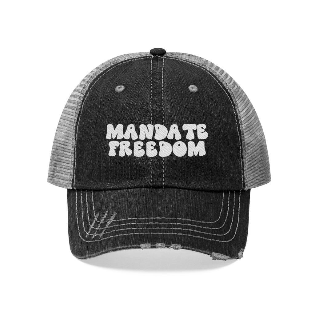 Mandate Freedom Trucker Hat, Retro Font, Freedom Matters, Patriot Cap,  Medical Freedom Protest Hat