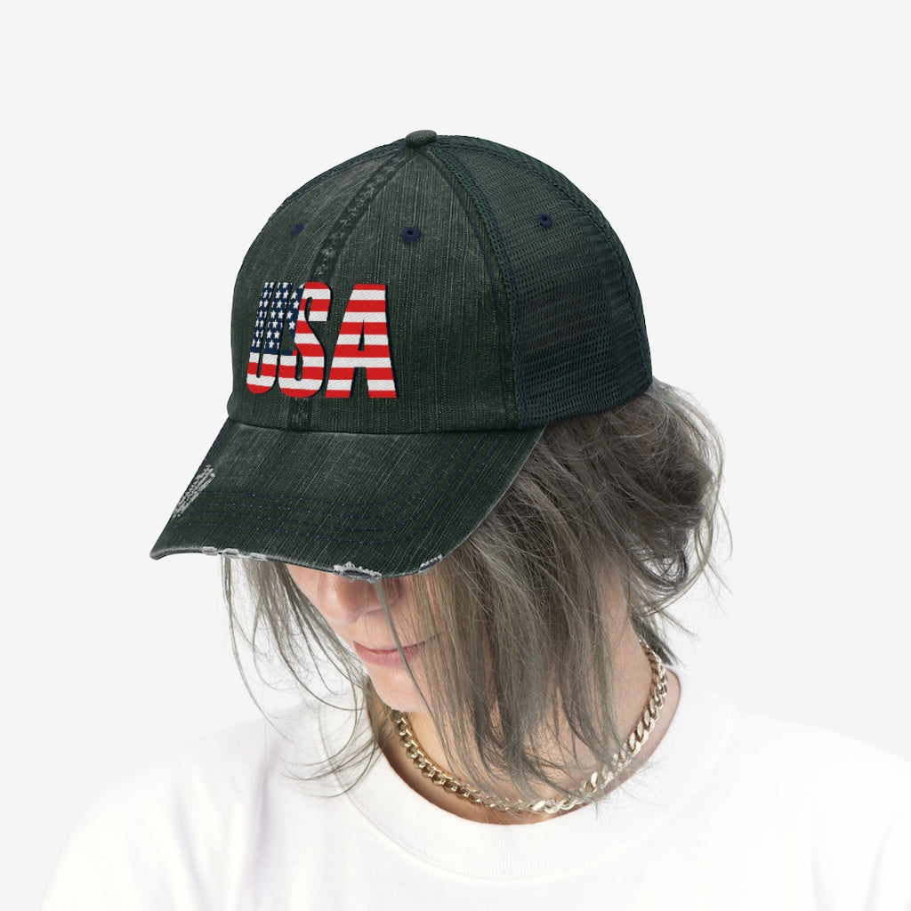 USA Trucker Hat, America Hat, Political Patriot Cap,  Medical Freedom Protest Hat, Freedom Hat