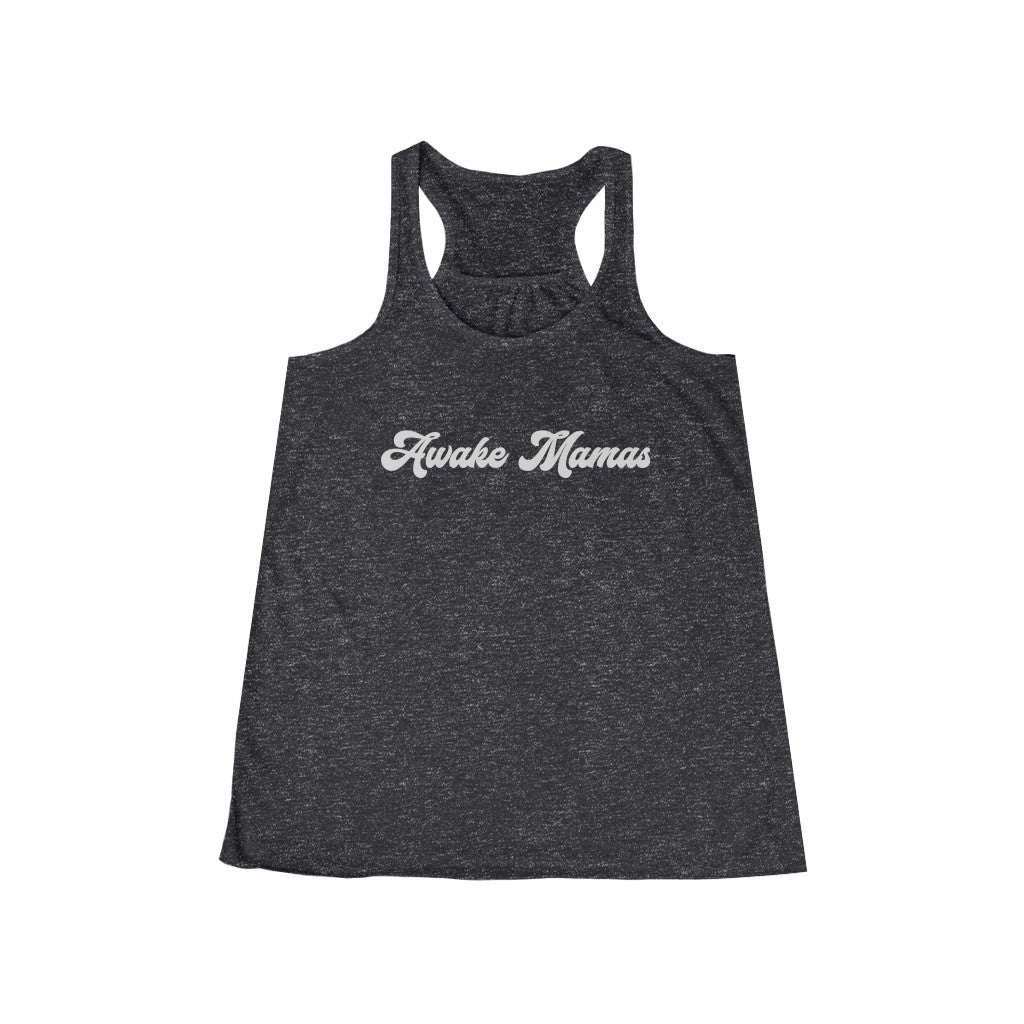 Awake Mamas Signature Racerback Tee | Women's Flowy Racerback Tank | Work Out Shirt | Free Thinking Mama | Medical Freedom Shirt | Informed Consent