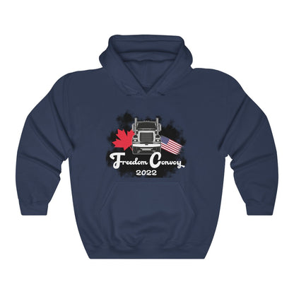 Freedom Convoy 2022 Heavy Blend™ Hooded Sweatshirt | Stand with Truckers | Convoy to Ottawa | Truck You