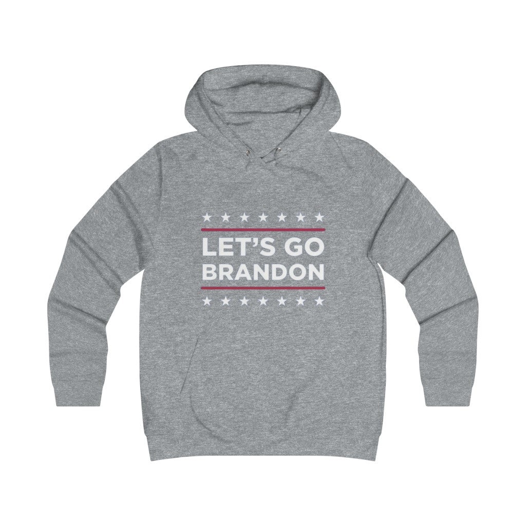 Let's Go Brandon Girlie College Hoodie