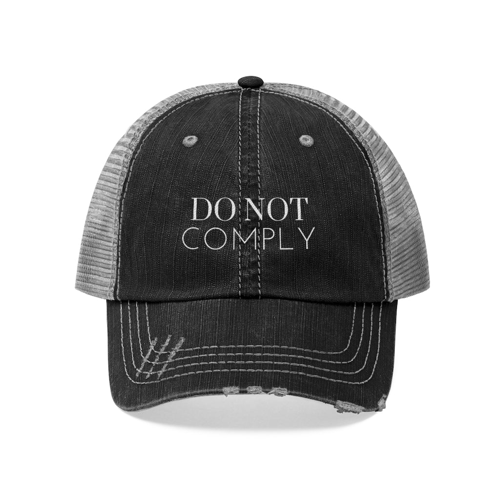 Do Not Comply Trucker Hat, America Hat, Political Patriot Cap,  Medical Freedom Protest Hat, Freedom Hat, Freedom Convoy